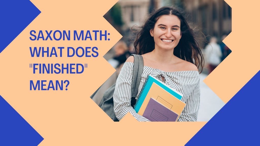 Finishing a Saxon Math Book